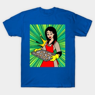 Retro Baking Cake Hobby T-Shirt